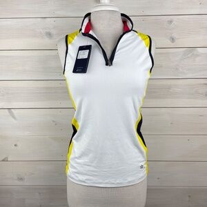 Lohla Sport Robin White Sleeveless Athletic Tank ROBIN - NWT